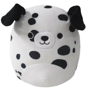 Squishmallows Plush Dalmatian Toy - Black and White NWT 12”